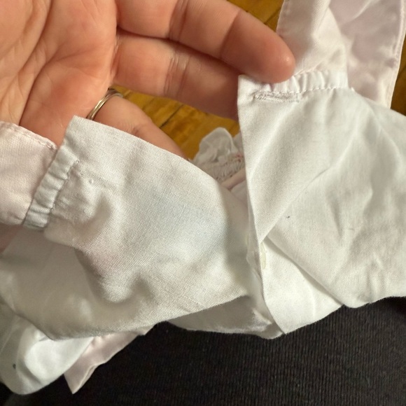 Vintage House of Hatten Inc. little girls pink and white infant dress - Picture 7 of 9